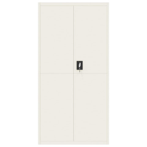 vidaXL File Cabinet White 90x40x180 cm Steel