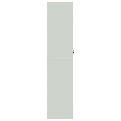 vidaXL File Cabinet Light Grey 90x40x180 cm Steel