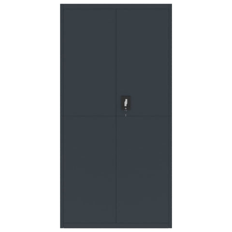 vidaXL File Cabinet Anthracite 90x40x180 cm Steel