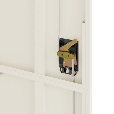 vidaXL File Cabinet White 90x40x200 cm Steel