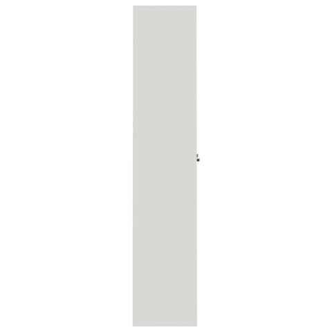 vidaXL File Cabinet Light Grey 90x40x200 cm Steel
