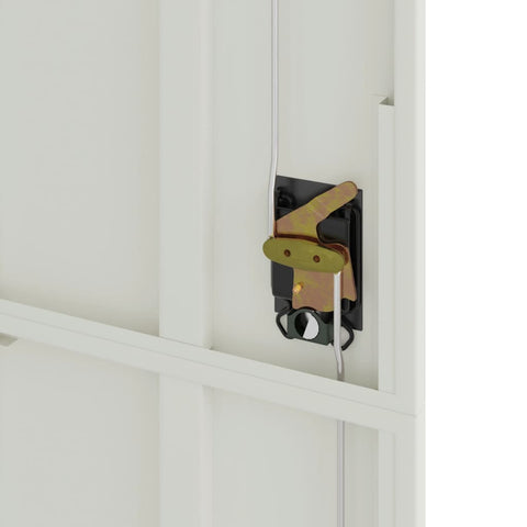 vidaXL File Cabinet Light Grey 90x40x200 cm Steel