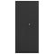 vidaXL File Cabinet Black 90x40x200 cm Steel