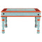 vidaXL Coffee Table Blue Hand Painted Solid Wood Mango