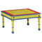 vidaXL Coffee Table Green Hand Painted Solid Wood Mango