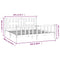 vidaXL Bed Frame without Mattress Solid Wood Pine 200x200 cm