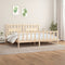 vidaXL Bed Frame without Mattress Solid Wood Pine 200x200 cm