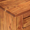 vidaXL Sideboard Brown 100 x 30 x 50 cm Solid Wood