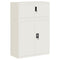 vidaXL File Cabinet White 90x40x130 cm Steel