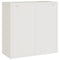 vidaXL File Cabinet White 90x40x130 cm Steel
