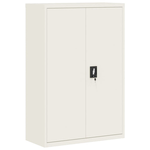 vidaXL File Cabinet White 90x40x180 cm Steel