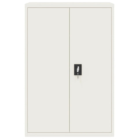 vidaXL File Cabinet White 90x40x180 cm Steel