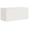 vidaXL File Cabinet White 90x40x220 cm Steel