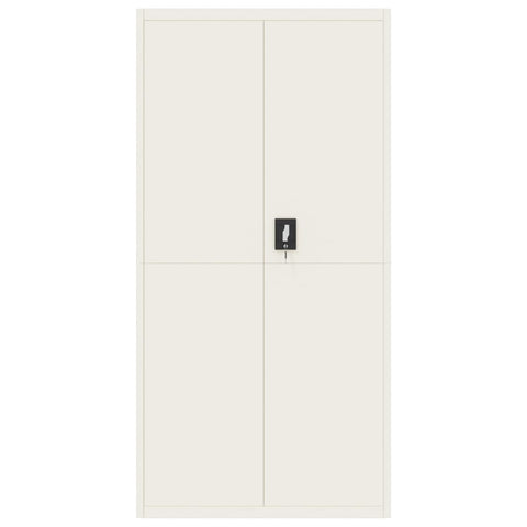 vidaXL File Cabinet White 90x40x220 cm Steel