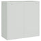 vidaXL File Cabinet Light Grey 90x40x130 cm Steel