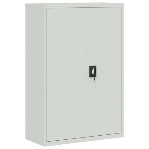 vidaXL File Cabinet Light Grey 90x40x180 cm Steel