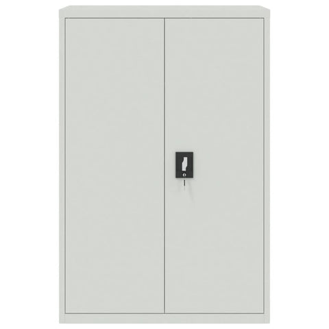 vidaXL File Cabinet Light Grey 90x40x180 cm Steel