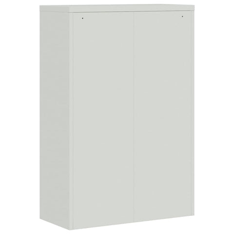 vidaXL File Cabinet Light Grey 90x40x180 cm Steel
