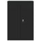vidaXL File Cabinet Black 90x40x180 cm Steel