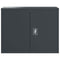 vidaXL File Cabinet Anthracite 90x40x110 cm Steel