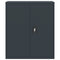 vidaXL File Cabinet Anthracite 90x40x145 cm Steel