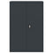 vidaXL File Cabinet Anthracite 90x40x180 cm Steel