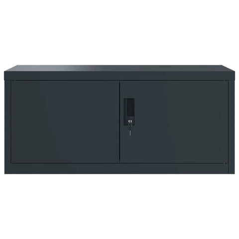 vidaXL File Cabinet Anthracite 90x40x240 cm Steel
