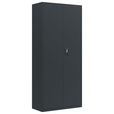 vidaXL File Cabinet Anthracite 90x40x240 cm Steel