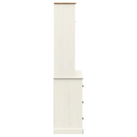 vidaXL Highboard VIGO White 78x40x175 cm Solid Wood Pine