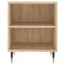 vidaXL Bedside Cabinets 2 pcs Sonoma Oak 40x30x50 cm Engineered Wood