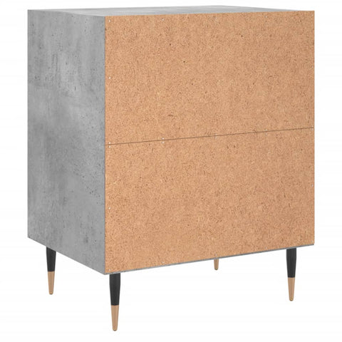 vidaXL Bedside Cabinets 2 pcs Concrete Grey 40x30x50 cm Engineered Wood