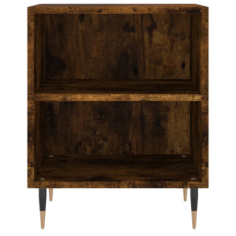 vidaXL Bedside Cabinets 2 pcs Smoked Oak 40x30x50 cm Engineered Wood
