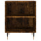 vidaXL Bedside Cabinets 2 pcs Smoked Oak 40x30x50 cm Engineered Wood