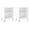 vidaXL Bedside Cabinets 2 pcs White 40x30x50 cm Engineered Wood