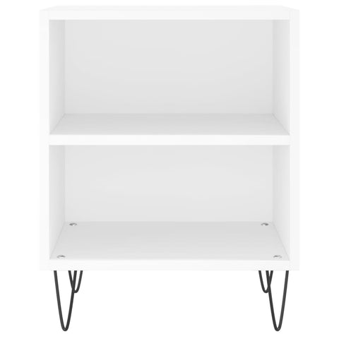 vidaXL Bedside Cabinets 2 pcs White 40x30x50 cm Engineered Wood