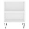 vidaXL Bedside Cabinets 2 pcs White 40x30x50 cm Engineered Wood