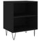 vidaXL Bedside Cabinets 2 pcs Black 40x30x50 cm Engineered Wood