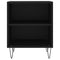 vidaXL Bedside Cabinets 2 pcs Black 40x30x50 cm Engineered Wood