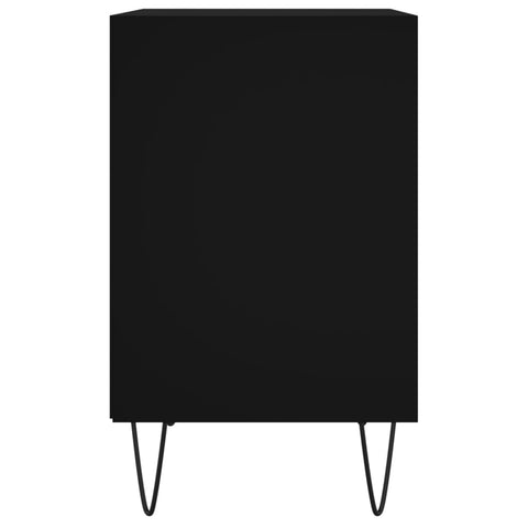 vidaXL Bedside Cabinets 2 pcs Black 40x30x50 cm Engineered Wood