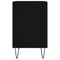 vidaXL Bedside Cabinets 2 pcs Black 40x30x50 cm Engineered Wood