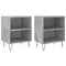 vidaXL Bedside Cabinets 2 pcs Concrete Grey 40x30x50 cm Engineered Wood