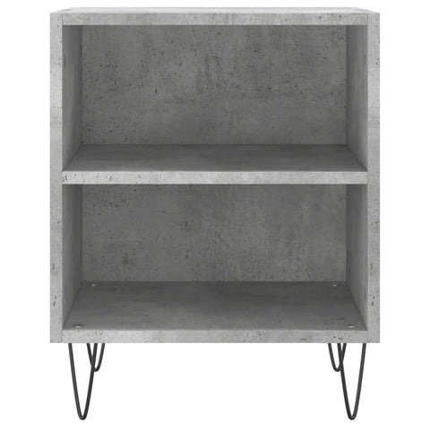 vidaXL Bedside Cabinets 2 pcs Concrete Grey 40x30x50 cm Engineered Wood
