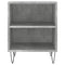 vidaXL Bedside Cabinets 2 pcs Concrete Grey 40x30x50 cm Engineered Wood