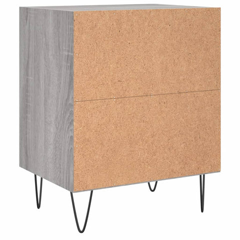 vidaXL Bedside Cabinets 2 pcs Grey Sonoma 40x30x50 cm Engineered Wood