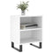 vidaXL Bedside Cabinet White 40x30x50 cm Engineered Wood