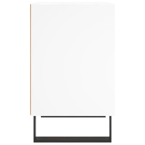 vidaXL Bedside Cabinet White 40x30x50 cm Engineered Wood