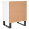 vidaXL Bedside Cabinets 2 pcs White 40x30x50 cm Engineered Wood