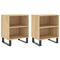 vidaXL Bedside Cabinets 2 pcs Sonoma Oak 40x30x50 cm Engineered Wood