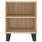 vidaXL Bedside Cabinets 2 pcs Sonoma Oak 40x30x50 cm Engineered Wood