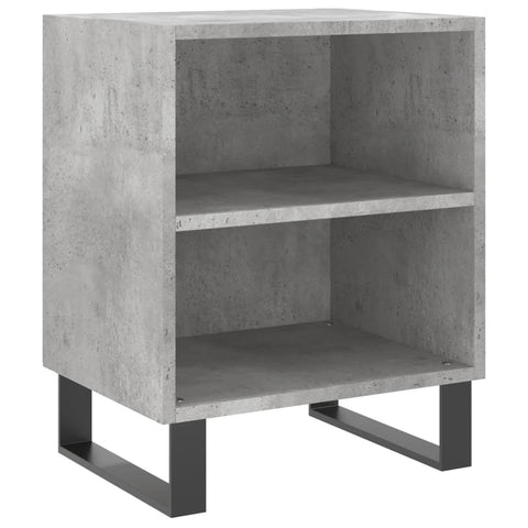 vidaXL Bedside Cabinets 2 pcs Concrete Grey 40x30x50 cm Engineered Wood